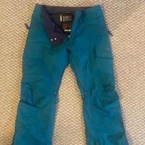 Burton dryride ski snowboard snow pants. Size m